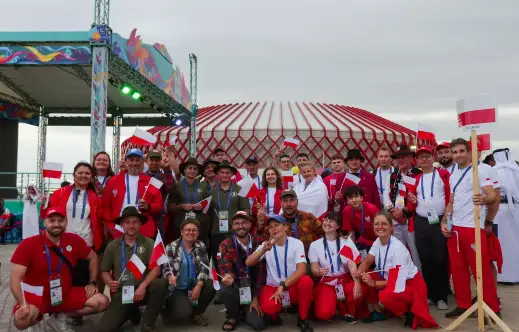 Antoni Czebatura z UKS Samson Kobylin reprezentował Polskę na World Nomad Games
