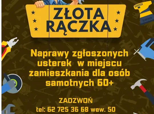 Złota rączka dla seniorów w Krotoszynie – ostatnie wolne miejsca