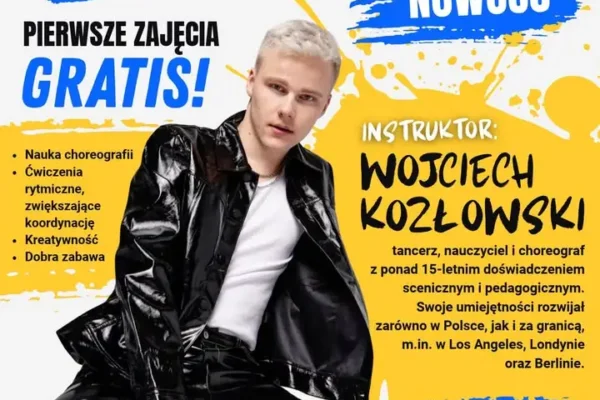 Nowe zajęcia taneczne HIP-HOP & COMMERCIAL w GOK Kobylin – pierwsze zajęcia gratis!