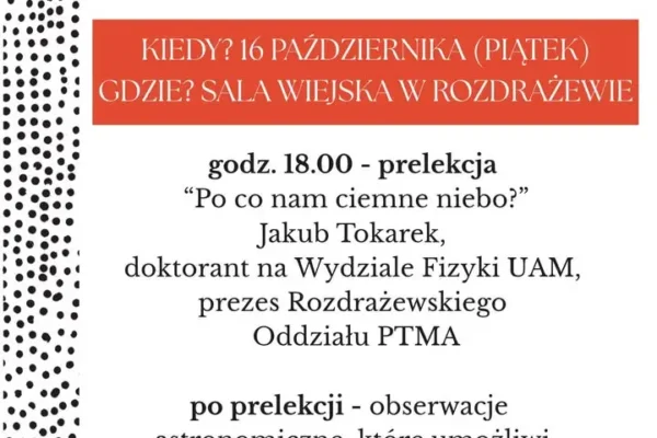 Noc Bibliotek w Rozdrażewie – astronomiczne atrakcje już dziś
