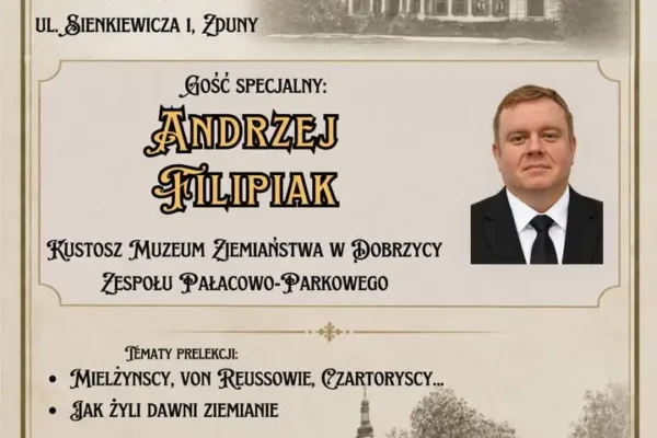 Zduny: rusza cykl spotkań o dawnych ziemianach. Pierwsze już 29 października