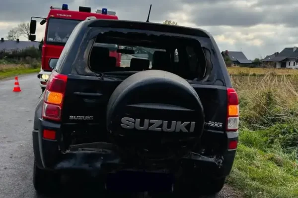 Wypadek w Wyki: jedna osoba ranna, interweniowała OSP Rozdrażew