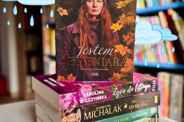 Jesienne nowości w bibliotece w Zdunach — książki na deszczowe popołudnia