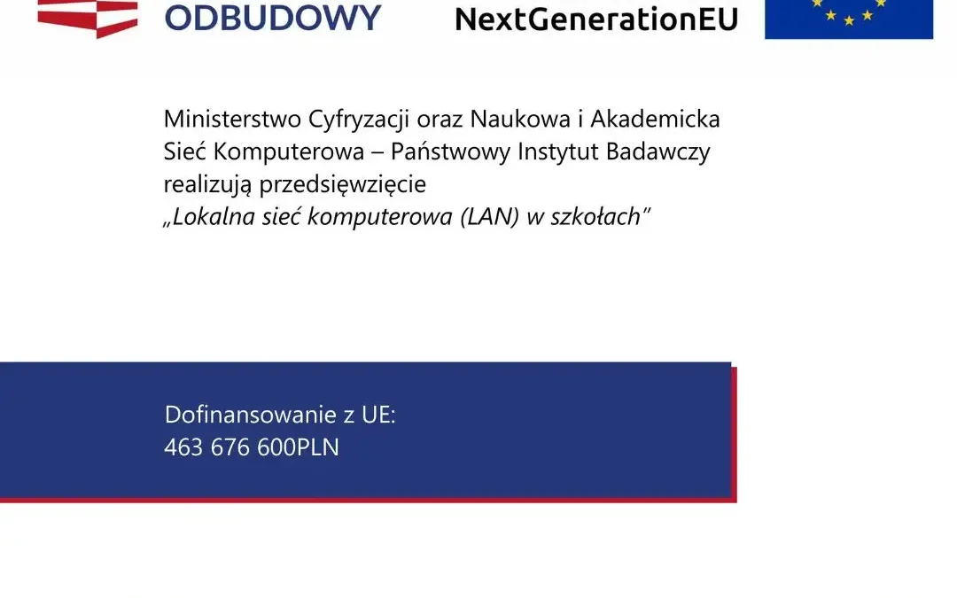 Gmina Koźmin Wielkopolski inwestuje w nowoczesną sieć LAN w szkole podstawowej