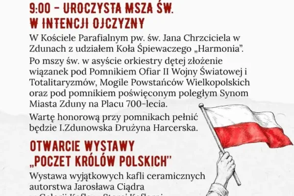 Zduny świętują 108. rocznicę odzyskania niepodległości – program obchodów