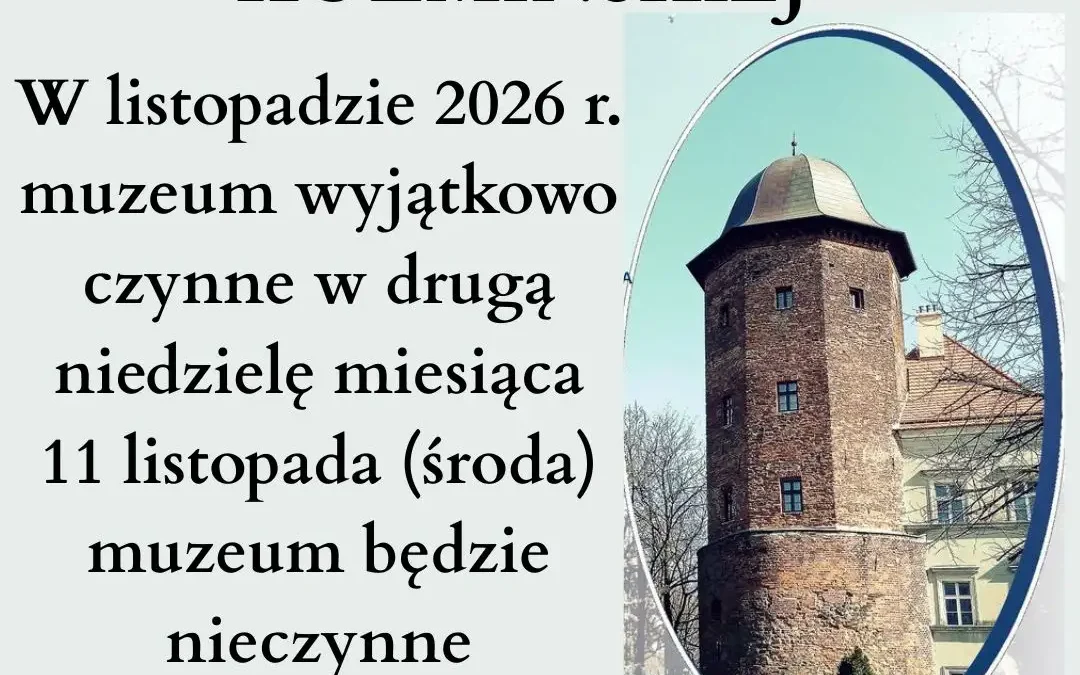 Muzeum Ziemi Koźmińskiej zmienia godziny otwarcia w listopadzie