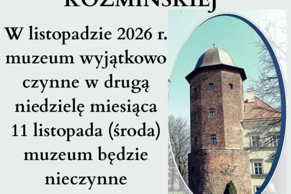 Muzeum Ziemi Koźmińskiej zmienia godziny otwarcia w listopadzie