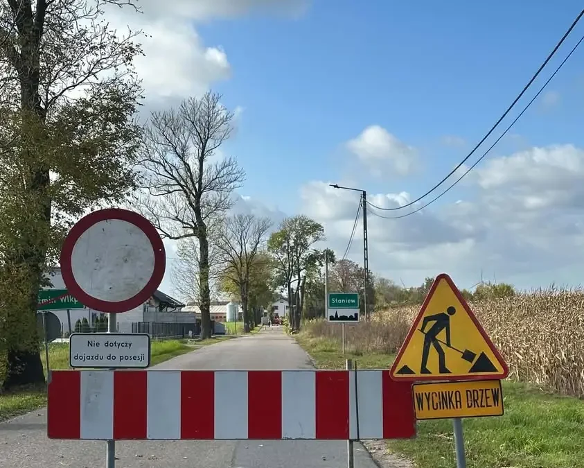 Uwaga kierowcy! Zamknięcie drogi Koźmin Wielkopolski – Staniew