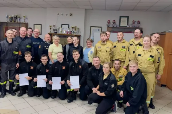 Strażacy ochotnicy z Krotoszyna zdobyli kwalifikacje z pierwszej pomocy