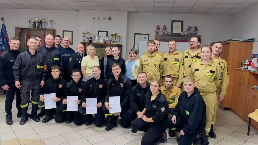 Strażacy ochotnicy z Krotoszyna zdobyli kwalifikacje z pierwszej pomocy