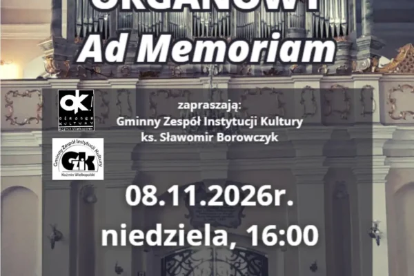 Koźmin Wielkopolski: koncert organowy i noworoczna gala w Trzech Króli