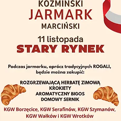 IV Koźmiński Jarmark Marciński na Starym Rynku 11 listopada