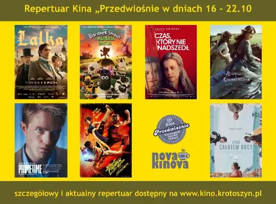 Repertuar Kina 3D Przedwiośnie w Krotoszynie – co zobaczymy w dniach 16-22 października?