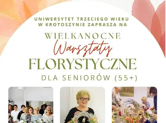 Ostatnie 3 miejsca na jesienne warsztaty florystyczne dla seniorów w Krotoszynie