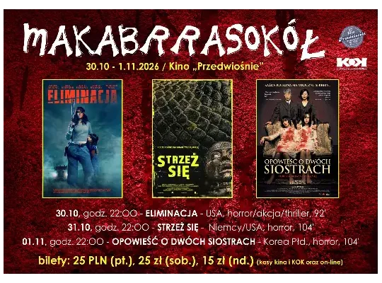 Makabrrasokół w Krotoszynie – trzydniowy maraton horrorów w kinie