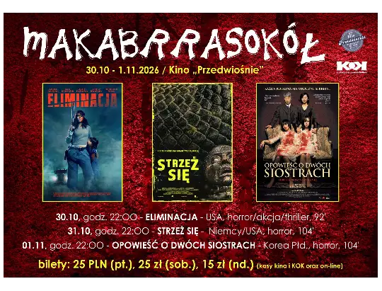 Makabrrasokół w Krotoszynie – trzydniowy maraton horrorów w kinie