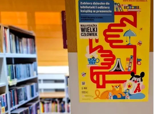 Krotoszyńska biblioteka zaprasza przedszkolaki do IX edycji „Małej książki – wielkiego człowieka”
